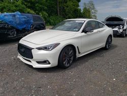 Salvage cars for sale at Marlboro, NY auction: 2022 Infiniti Q60 RED Sport 400