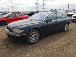 Salvage cars for sale from Copart Elgin, IL: 2004 BMW 745 LI