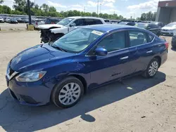 Salvage cars for sale at Fort Wayne, IN auction: 2016 Nissan Sentra S