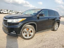 Salvage cars for sale at Houston, TX auction: 2014 Toyota Highlander Limited