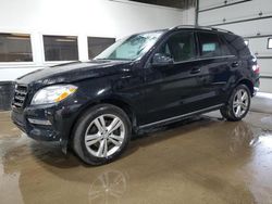 Salvage cars for sale from Copart Blaine, MN: 2013 Mercedes-Benz ML 350 4matic
