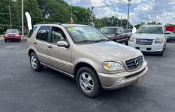 Mercedes-Benz m-Class salvage cars for sale: 2002 Mercedes-Benz ML 320