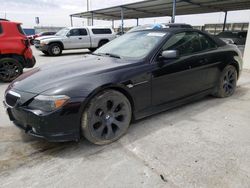 Salvage cars for sale from Copart Anthony, TX: 2006 BMW 650 I