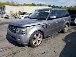 Salvage cars for sale at Exeter, RI auction: 2012 Land Rover Range Rover Sport HSE Luxury