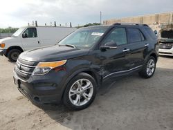 Vehiculos salvage en venta de Copart Fredericksburg, VA: 2015 Ford Explorer Limited