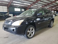 Salvage cars for sale at East Granby, CT auction: 2007 Lexus RX 400H
