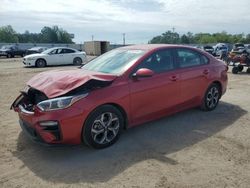 Salvage cars for sale from Copart Newton, AL: 2019 KIA Forte FE