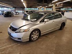 Salvage cars for sale at Wheeling, IL auction: 2009 Honda Civic LX