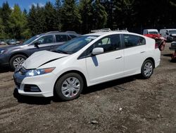 Salvage cars for sale at Graham, WA auction: 2013 Honda Insight