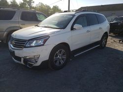 Salvage cars for sale at York Haven, PA auction: 2015 Chevrolet Traverse LT