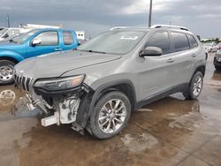 Salvage cars for sale at Grand Prairie, TX auction: 2020 Jeep Cherokee Latitude Plus