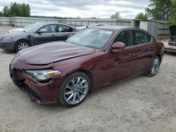 Salvage cars for sale at Arlington, WA auction: 2017 Alfa Romeo Giulia Q4