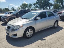 Salvage cars for sale from Copart Riverview, FL: 2009 Toyota Corolla Base