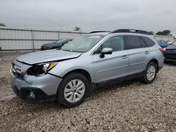 Salvage cars for sale at Kansas City, KS auction: 2016 Subaru Outback 2.5I Premium