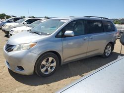 Salvage cars for sale from Copart San Martin, CA: 2013 Toyota Sienna LE