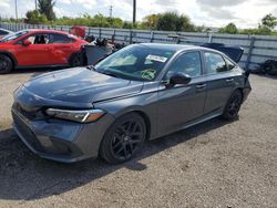 Salvage cars for sale at Miami, FL auction: 2022 Honda Civic Sport
