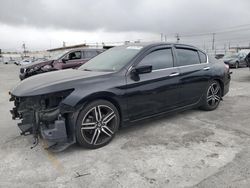 Salvage cars for sale at Sun Valley, CA auction: 2017 Honda Accord Sport