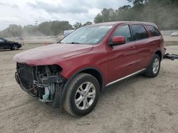 Salvage cars for sale at Greenwell Springs, LA auction: 2013 Dodge Durango SXT