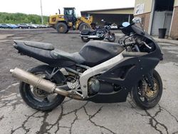 Salvage motorcycles for sale at Marlboro, NY auction: 2000 Kawasaki ZX600 J1