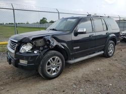 Salvage cars for sale at Houston, TX auction: 2007 Ford Explorer Limited