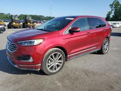 Salvage cars for sale from Copart Dunn, NC: 2019 Ford Edge Titanium