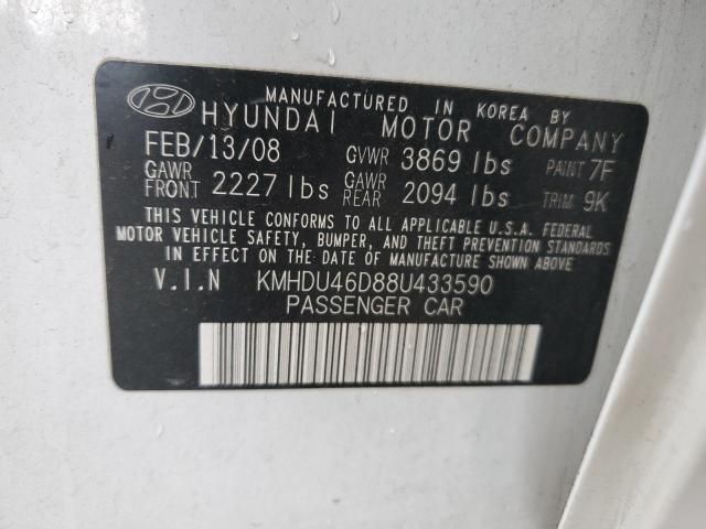 2008 Hyundai Elantra GLS