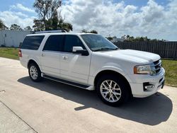 Vehiculos salvage en venta de Copart Orlando, FL: 2017 Ford Expedition EL Limited