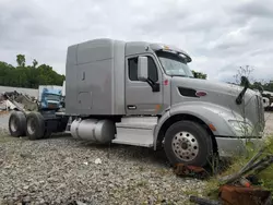 Salvage trucks for sale at Montgomery, AL auction: 2019 Peterbilt 579