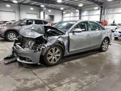 Salvage cars for sale at Ham Lake, MN auction: 2010 Audi A4 Premium