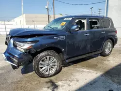 Salvage cars for sale at Sun Valley, CA auction: 2024 Infiniti QX80 Luxe