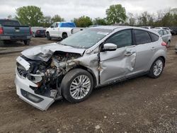 Salvage cars for sale at Des Moines, IA auction: 2015 Ford Focus Titanium
