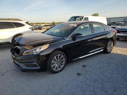 Salvage cars for sale at Kansas City, KS auction: 2017 Hyundai Sonata Sport