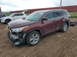 Salvage cars for sale at Rapid City, SD auction: 2016 Toyota Highlander Limited