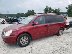 Salvage cars for sale at Loganville, GA auction: 2012 KIA Sedona LX