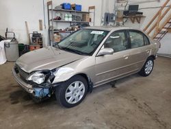 Salvage cars for sale from Copart Ham Lake, MN: 2002 Honda Civic EX
