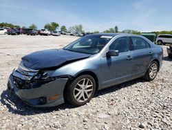 Salvage cars for sale at West Warren, MA auction: 2012 Ford Fusion SEL