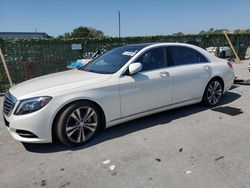 Mercedes-Benz S 550 4matic salvage cars for sale: 2015 Mercedes-Benz S 550 4matic