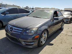 Salvage cars for sale at Martinez, CA auction: 2013 Mercedes-Benz C 250