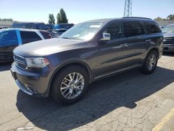 Salvage cars for sale at Hayward, CA auction: 2014 Dodge Durango Citadel