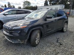 Jeep salvage cars for sale: 2015 Jeep Cherokee Limited