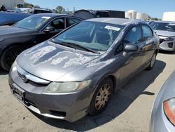 Salvage cars for sale at Martinez, CA auction: 2010 Honda Civic VP