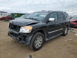 Salvage cars for sale at Brighton, CO auction: 2015 Nissan Armada SV
