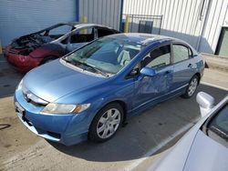 Salvage cars for sale at Vallejo, CA auction: 2010 Honda Civic LX