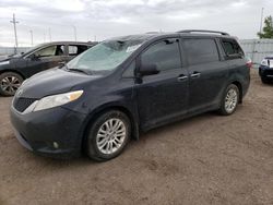 Salvage cars for sale at Greenwood, NE auction: 2017 Toyota Sienna XLE