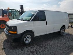 Salvage trucks for sale at Woodhaven, MI auction: 2017 Chevrolet Express G3500
