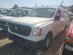 Salvage trucks for sale at Brookhaven, NY auction: 2019 Nissan NV 2500 S