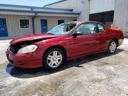 Chevrolet salvage cars for sale: 2007 Chevrolet Monte Carlo LT