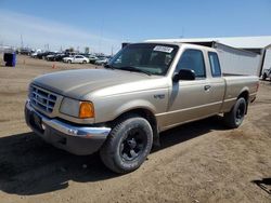 Salvage trucks for sale at Brighton, CO auction: 2001 Ford Ranger Super Cab