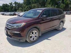 Honda Pilot LX salvage cars for sale: 2017 Honda Pilot LX