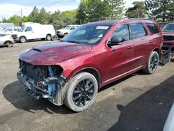 Salvage cars for sale at Denver, CO auction: 2018 Dodge Durango GT
